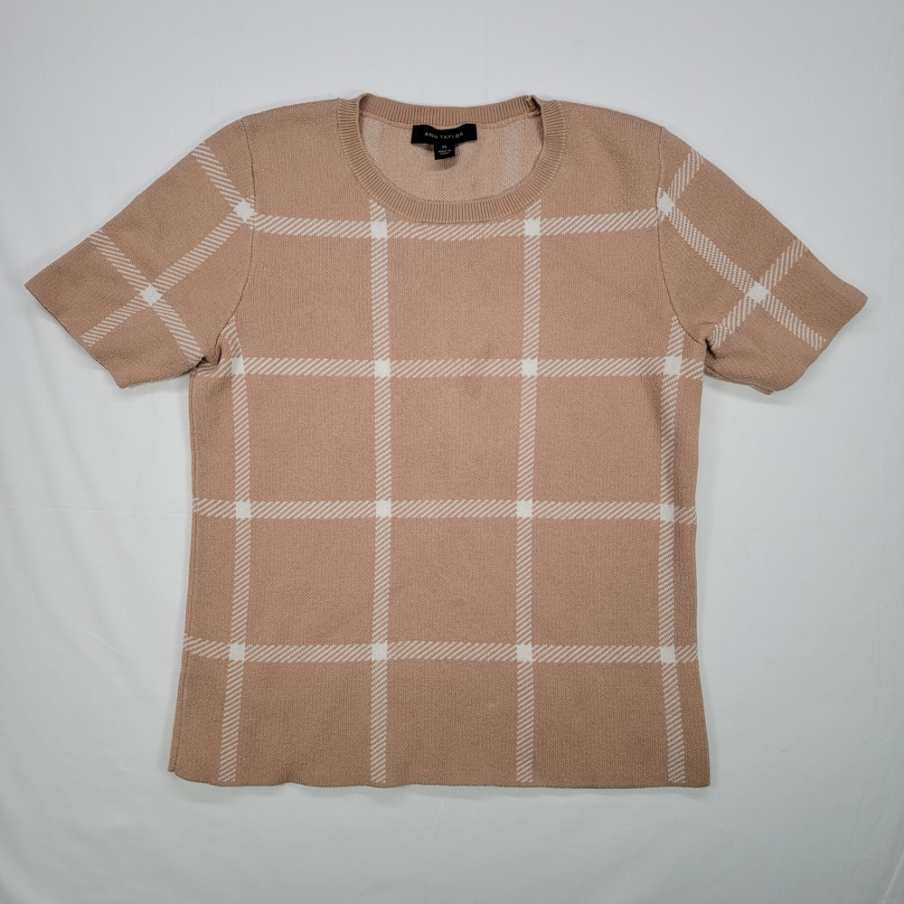 Ann Taylor Women's Knit Top Size XS Tan